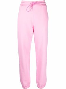 MSGM pantalon de jogging à logo imprimé - Rose