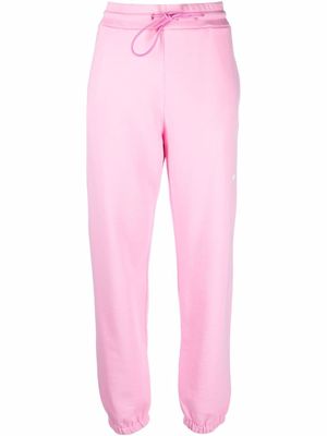 MSGM pantalon de jogging à logo imprimé - Rose
