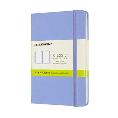 Notitieboek moleskine pocket 90x140 blc hc hydr bl