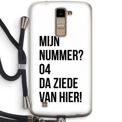 Da ziede van hier: LG K10 (2016) Transparant Hoesje met koord