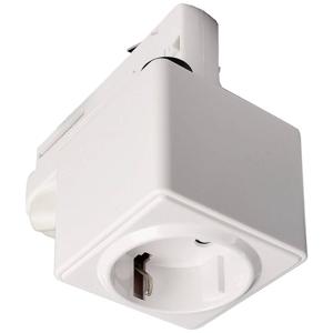 Deko Light 710024 D Line Steckdosenadapter 230V-railsysteemcomponenten Stroomrail 3-fasig Wit