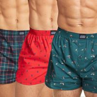 Jockey 3 stuks Shirts And Shorts Woven Boxer Shorts