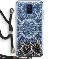 Roses Are Red: Samsung Galaxy A6 (2018) Transparant Hoesje met koord