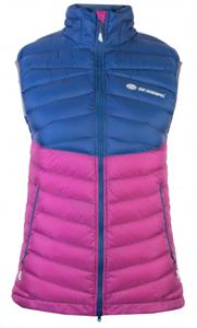 Bodywarmer Atol dames polyester blauw/roze mt XL