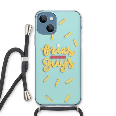 Always fries: iPhone 13 Transparant Hoesje met koord