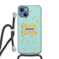 Always fries: iPhone 13 Transparant Hoesje met koord