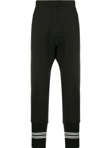 Neil Barrett pantalon de jogging à coupe sarouel - Noir