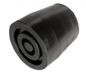 Able 2 Kruk- en stokdoppen 27mm zwart (2 st)