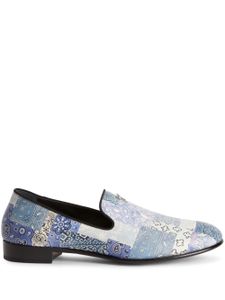 Giuseppe Zanotti mocassins Gipsy Lewis en cuir - Bleu