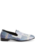 Giuseppe Zanotti mocassins Gipsy Lewis en cuir - Bleu