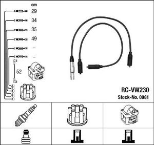 Bougiekabelset RCVW230