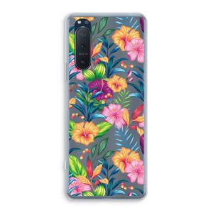Tropisch 2: Sony Xperia 5 II Transparant Hoesje