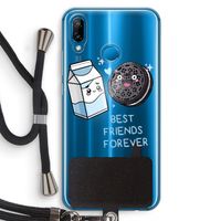 Best Friend Forever: Huawei P20 Lite Transparant Hoesje met koord
