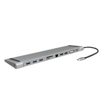 LogiLink UA0373 Laptopdockingstation Geschikt voor merk: Universeel USB-C Power Delivery, Geïntegreerde kaartlezer - thumbnail