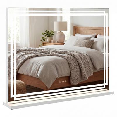 LED-make-upspiegel Hollywood-kaptafelspiegel 3 Instelbare Lichtkleuren-M