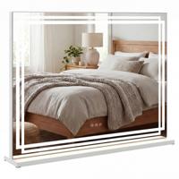 LED-make-upspiegel Hollywood-kaptafelspiegel 3 Instelbare Lichtkleuren-M