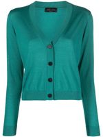 Roberto Collina cardigan en maille fine - Vert