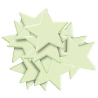 Sterrenhemel stickers glow in the dark - Dia 8 cm - 18x stuks - Lichtgevende stickers - kinderkamer