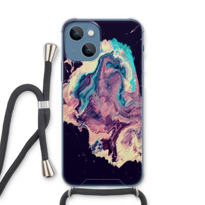 Cosmic Silence: iPhone 13 Transparant Hoesje met koord