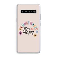 Happy days: Samsung Galaxy S10 5G Transparant Hoesje