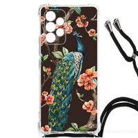 Samsung Galaxy A53 Case Anti-shock Pauw met Bloemen