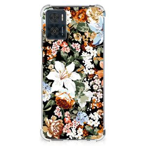 Case voor Motorola Moto E22 | E22i Dark Flowers