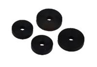 Kirchhoff Ventielschijfpakking-assortiment, rubber, 18 x 4,5 x 4/22 x 4,5 x 4 mm, voor bovenste deel (2x2) - 98697260
