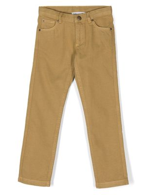 Bonpoint pantalon chino à coupe droite - Jaune