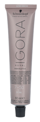 Schwarzkopf - Igora Absolutes Permanent Color Creme 7-50 Blond moyen doré naturel 60 ml