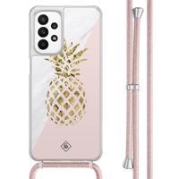Samsung Galaxy A23 hoesje met koord - Ananas