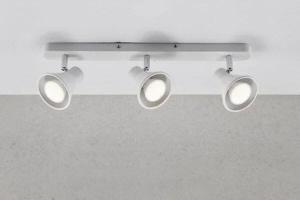 Plafondspot wit Modern &apos;Eik&apos; Nordlux 3 spots modern wit GU10 fitting 450mm