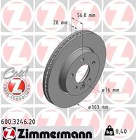 Remschijf Coat Z 600324620