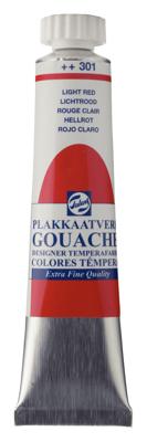 Talens Gouache Extra Fine Quality Tube 20 ml - Lichtrood 301
