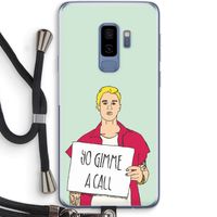 Gimme a call: Samsung Galaxy S9 Plus Transparant Hoesje met koord