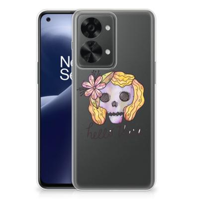 Silicone Back Case OnePlus Nord 2T Boho Skull Silicone Back Case OnePlus Nord 2T Boho Skull