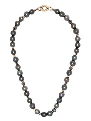 MAOR collier en perles - Noir