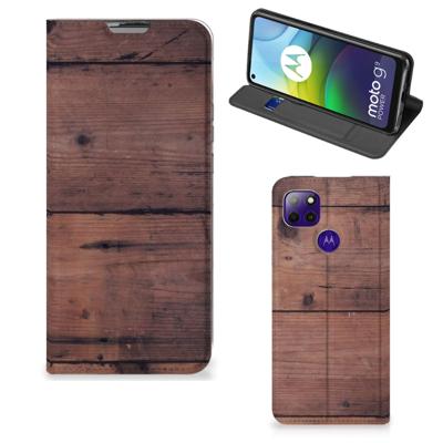 Motorola Moto G9 Power Book | Wallet Case | Old Wood