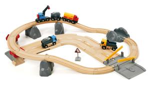 BRIO spoor en weg transportset 33210