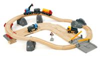 BRIO World - Spoor en Weg Transportset baan - thumbnail