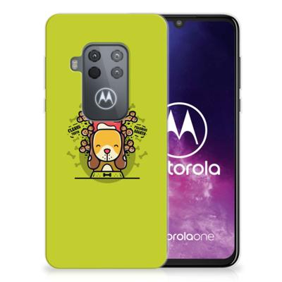 Motorola One Zoom Telefoonhoesje met Naam Doggy Biscuit Motorola One Zoom Telefoonhoesje met Naam Doggy Biscuit
