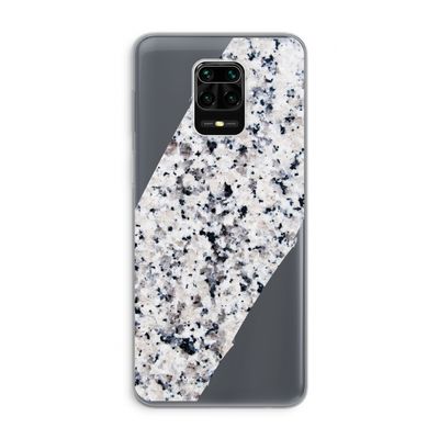 Gespikkelde marmer: Xiaomi Redmi Note 9 Pro Transparant Hoesje