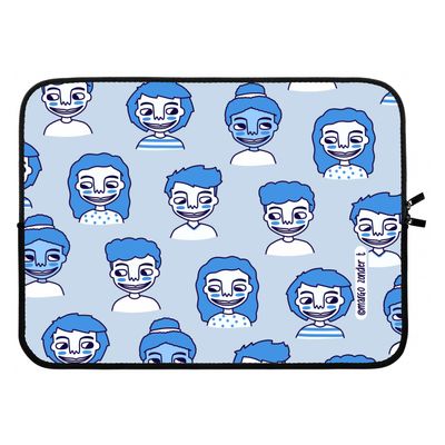Gezichtjes: Laptop sleeve 15 inch