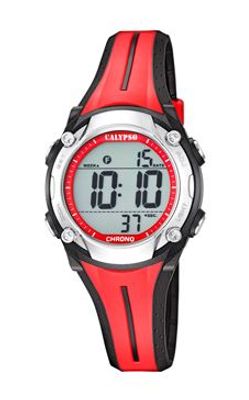 Horlogeband Calypso K5682-2 / K5682-5 Silicoon Rood