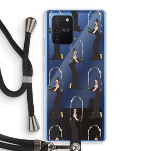 Pop Some Kim: Samsung Galaxy Note 10 Lite Transparant Hoesje met koord