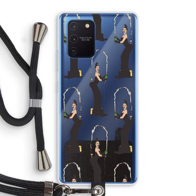 Pop Some Kim: Samsung Galaxy Note 10 Lite Transparant Hoesje met koord