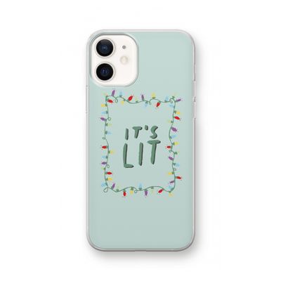 It's Lit: iPhone 12 Transparant Hoesje