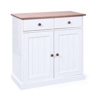 Dressoir Westerland - wit - 86x90x45 cm - Leen Bakker