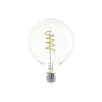 Lichtbron filament spiraal e27 G125 400LM 2700k