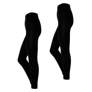 Heatkeeper Dames Thermo Legging Basic 2-pack Zwart-XXL