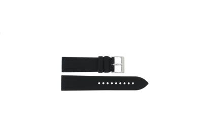 Horlogeband Universeel JD421 Silicoon Zwart 20mm